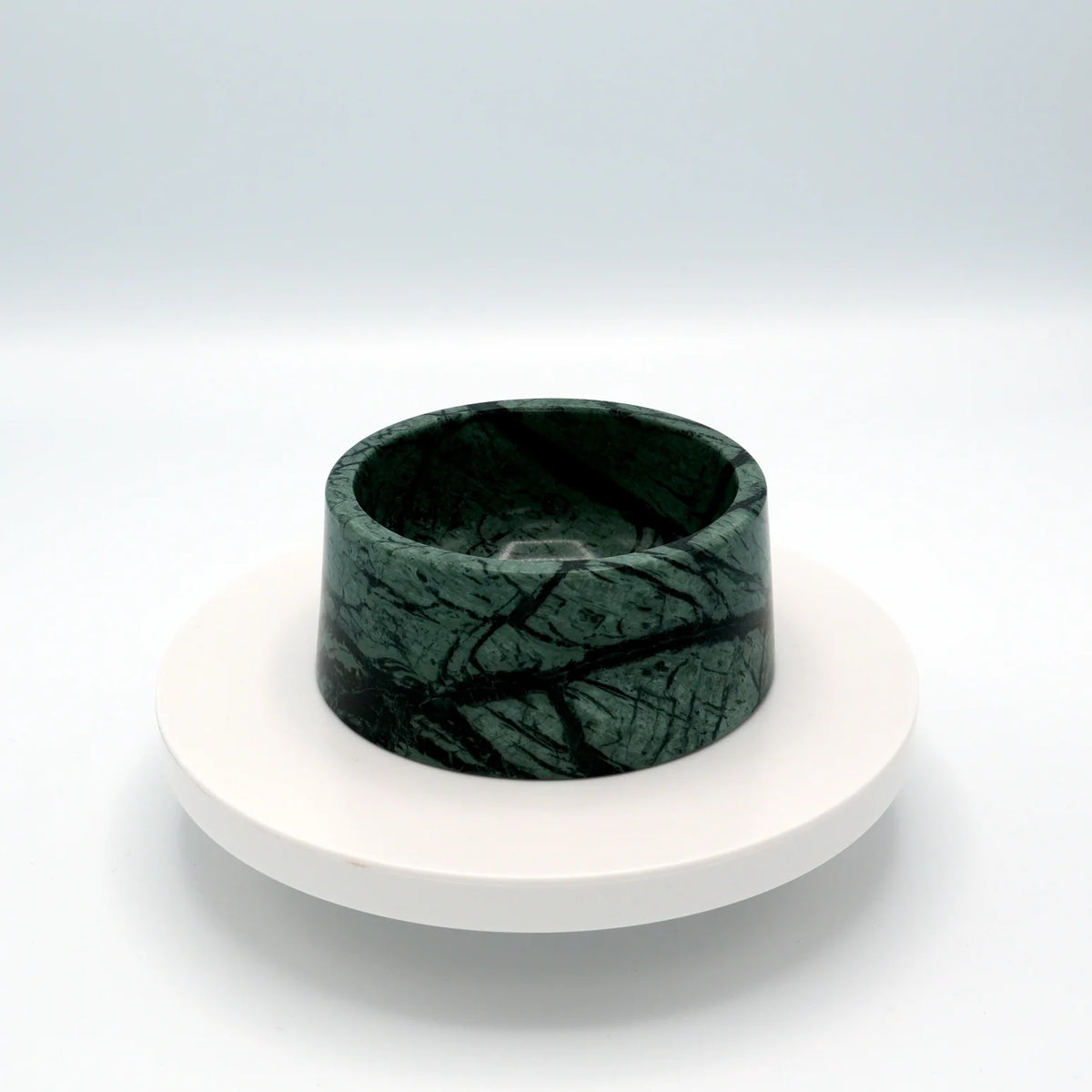 Dark Green Marble Dog Bowl – view 9