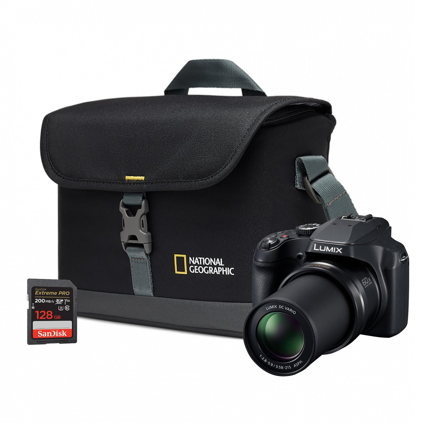 Panasonic DMC-FZ82D 18MP Bridge Camera - Black