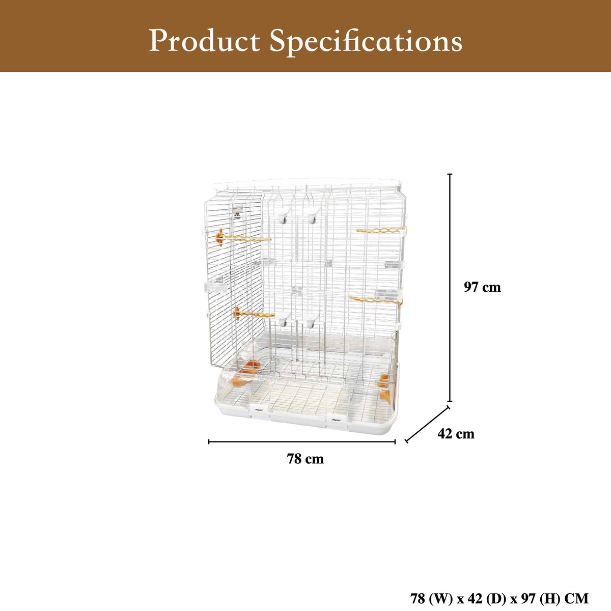 LillipHut Bird Cage Large – view 5