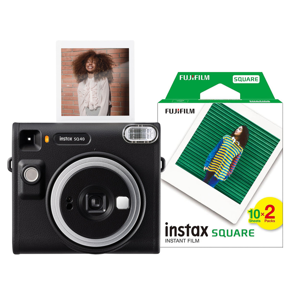 Fujifilm Instax Square Sq40 Instant Camera - Black – view 8