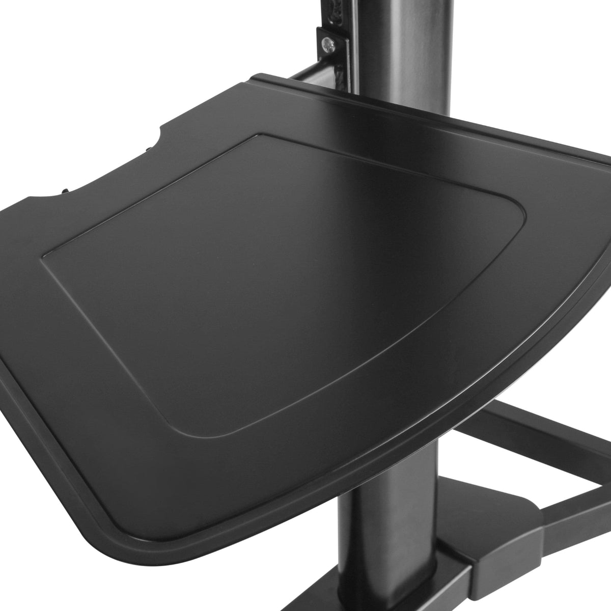 ProperAV Mobile TV Trolley Stand on Wheels for 60" - 100" Screens (100kg Capacity / Vesa Max. 600x1000) – view 10