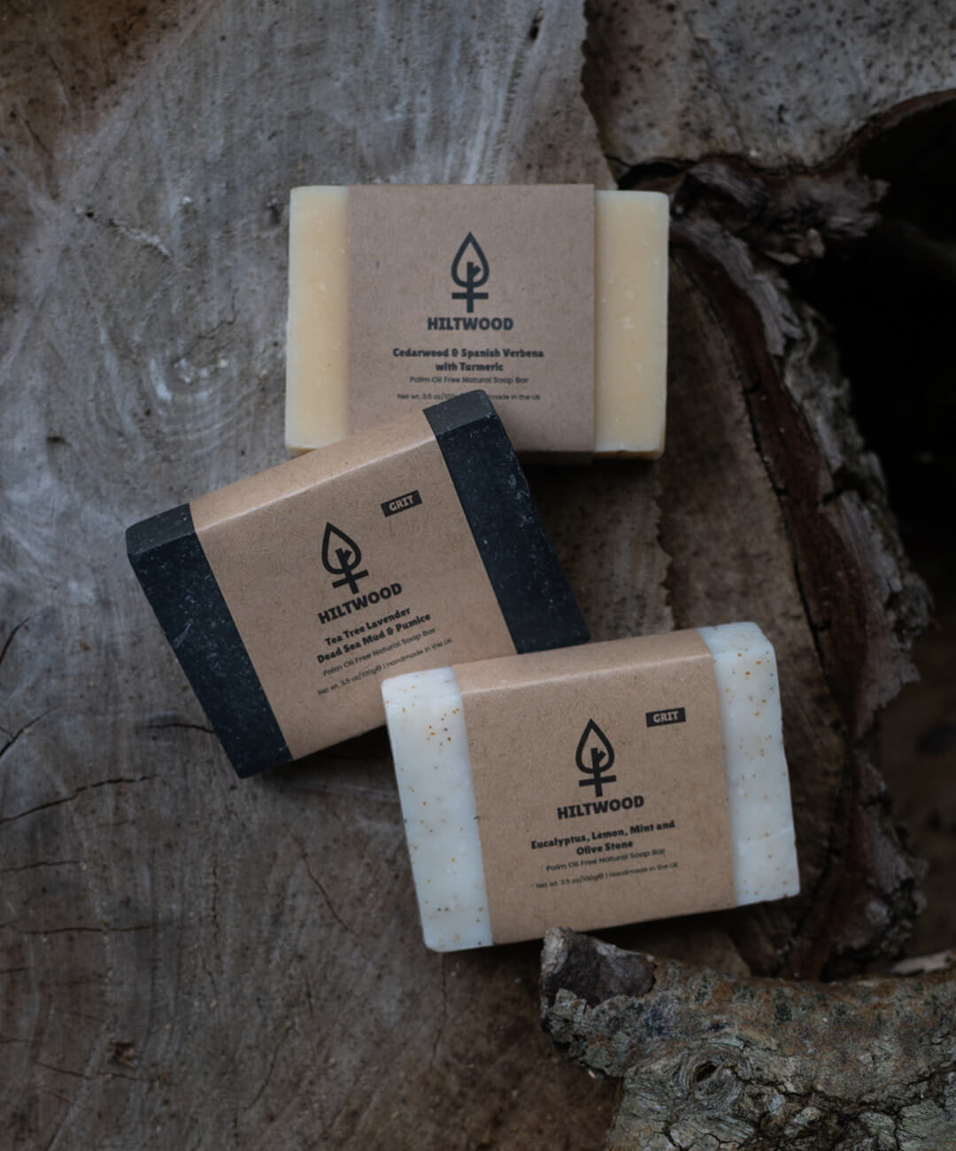 Hiltwood Natural Soap Bar Gift Set for Men (4 x 100g) – view 15