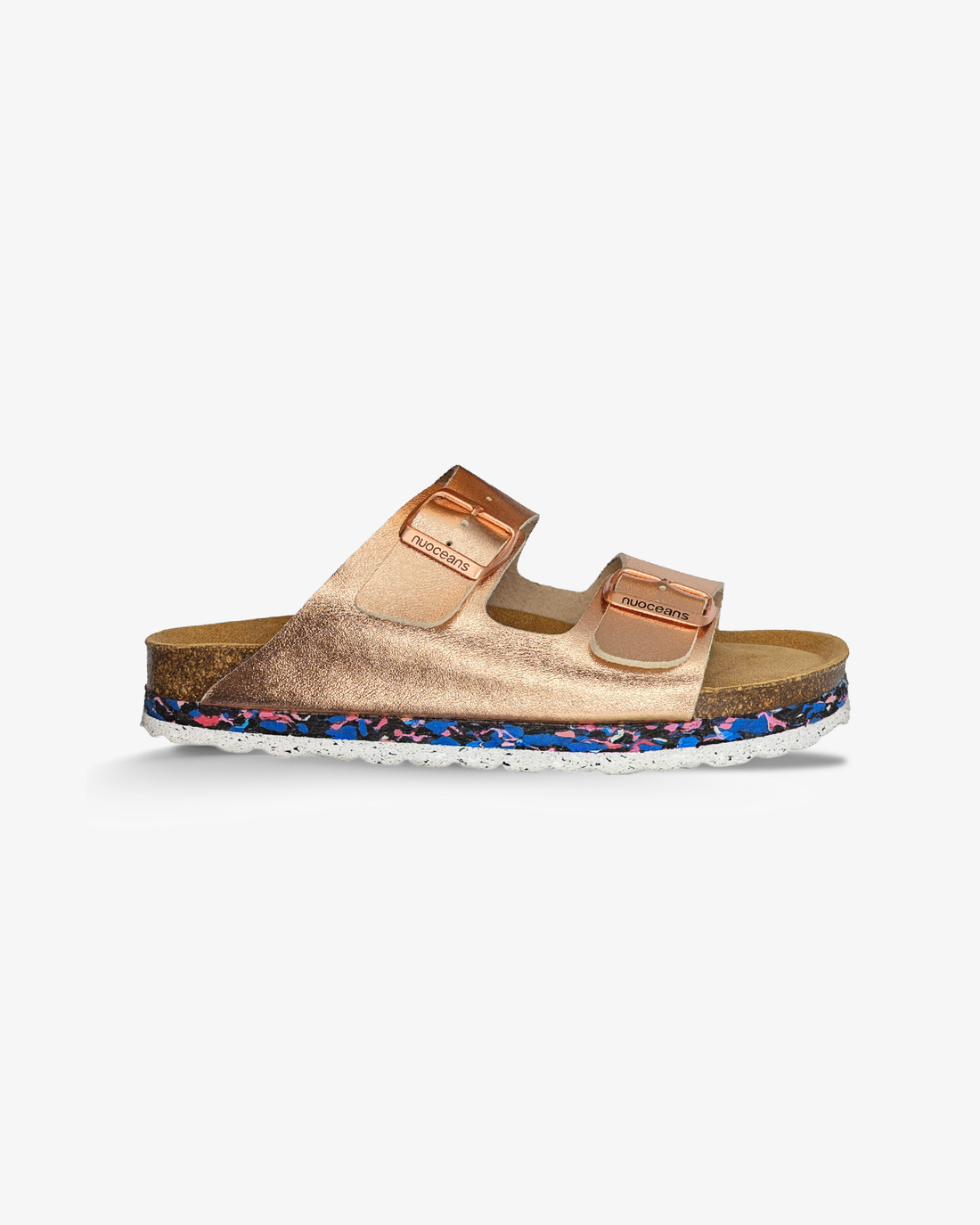 Rosy Vegan Sandal with Recycled Ocean Waste Midsole