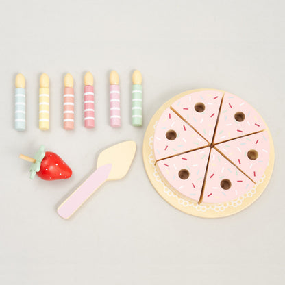 Little Baker Wooden Birthday Cake – view 3