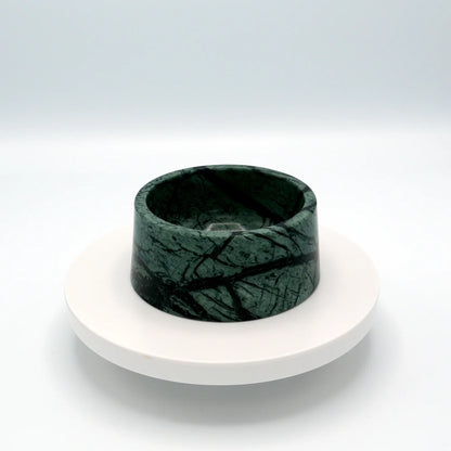 Dark Green Marble Dog Bowl – view 9