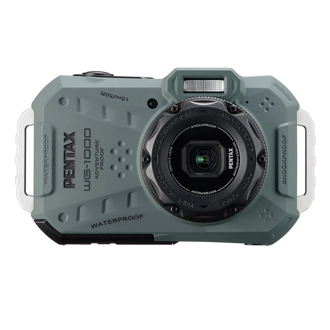 Pentax Wg-1000 16Mp 4x Zoom Tough Compact Camera - Olive – view 2