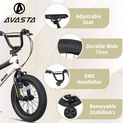 Glerc 16" Bmx Style Kids Bike for 4 - 7 Years Old Kids - Gemini – view 4