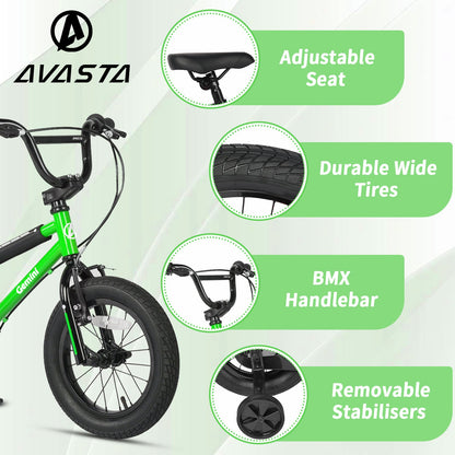 Glerc 14" Bmx Style Kids Bike for 3 - 5 Years Old Kids - Gemini – view 10