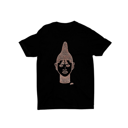 IYOBA ART EARTH POSITIVE-ROSEGOLD ON BLACK
