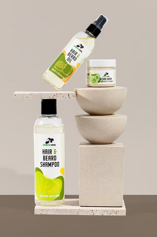 Hair and Beard Oil & Shampoo & Beard Balm