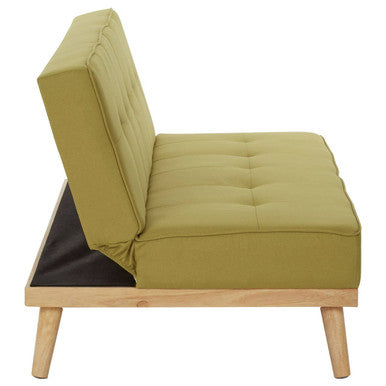 3 Seater Green Sofa Bed, Stockholm