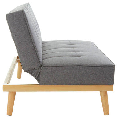 3 Seater Grey Sofa Bed, Stockholm