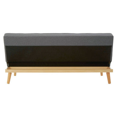 3 Seater Grey Sofa Bed, Stockholm
