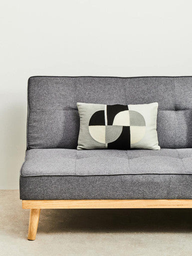3 Seater Grey Sofa Bed, Stockholm
