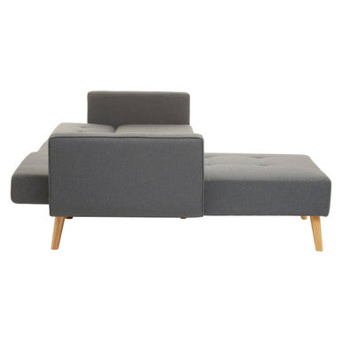 Grey Linen Corner Sofa Bed, Hansa Hagen