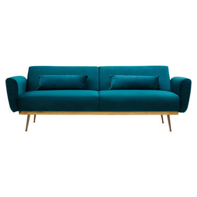 Green Velvet Sofa Bed, Hatton