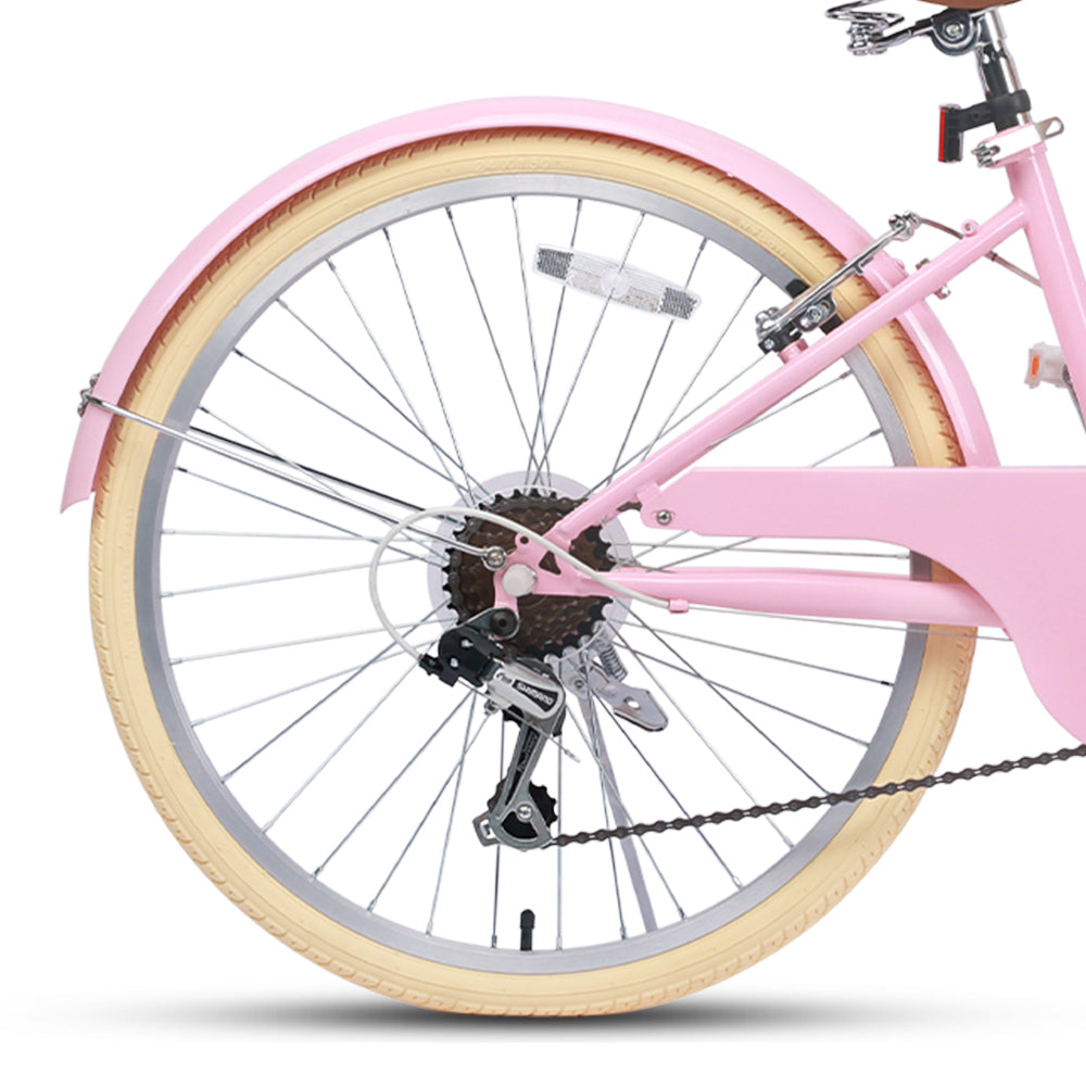 Glerc 26 Inch Beach Cruiser Hybrid Kids Bike - Missy – view 15