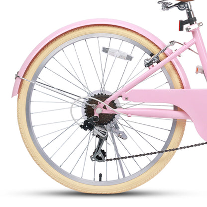 Glerc 26 Inch Beach Cruiser Hybrid Kids Bike - Missy – view 15