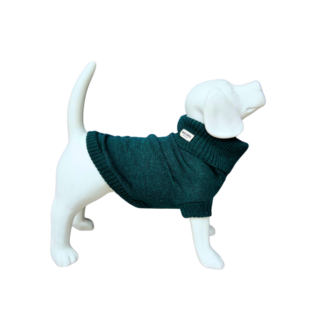 Forest Green British Wool Jumper – view 2
