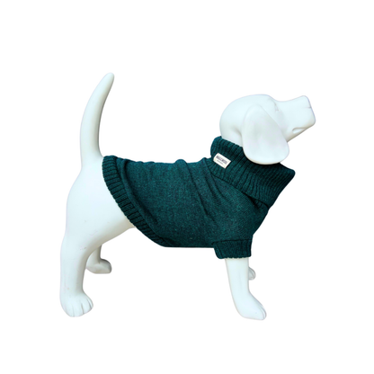 Forest Green British Wool Jumper – view 2