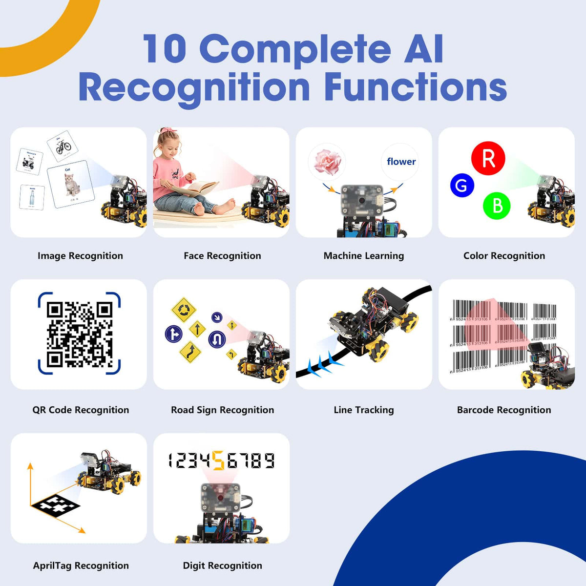 Acebott Stem AI Vision Car Kit + Free Online course – view 3