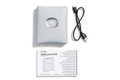 Fujifilm Instax Square Link Wireless Smartphone Photo Printer - White
