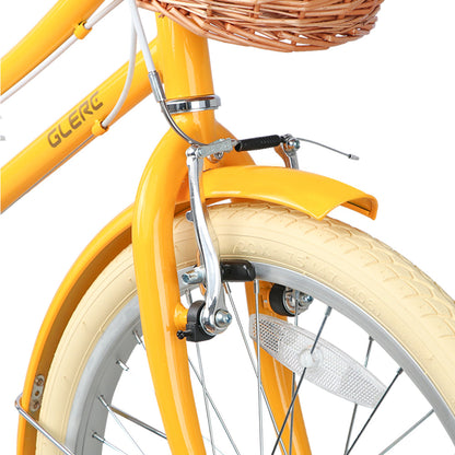 Glerc 20 Inch Beach Cruiser Hybrid Kids Bike with Rear Rack - Missy