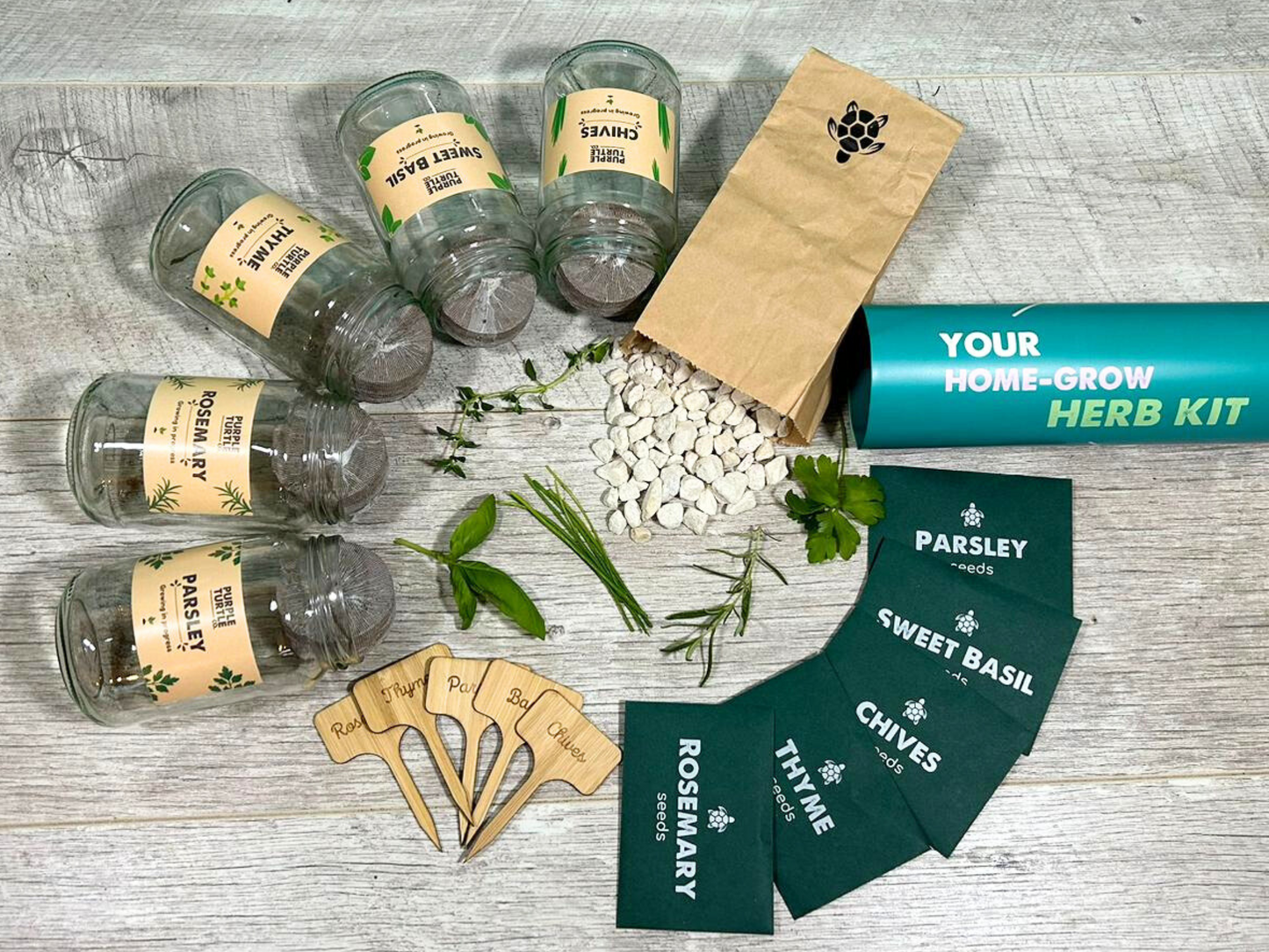 Grow Your Own Herbs Gift Set