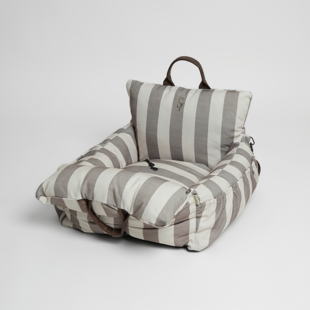 Lara Dog Striped Car Seat – view 2
