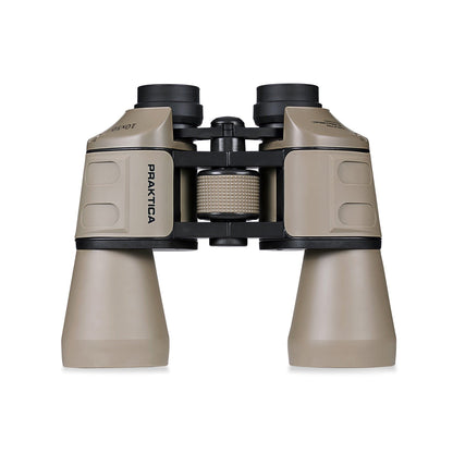 Praktica Falcon 10x50mm Porro Prism Field Binoculars - Sand