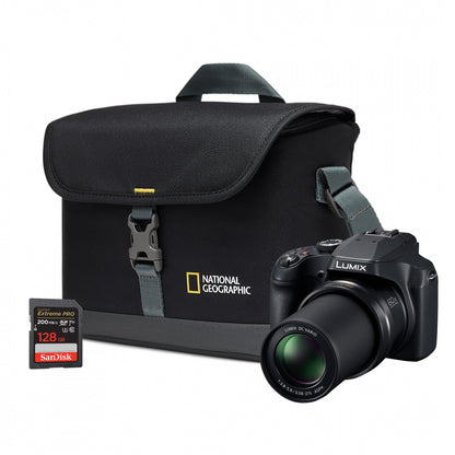 Panasonic DMC-FZ82D 18MP Bridge Camera - Black