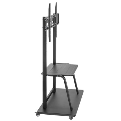 ProperAV Mobile TV Trolley Stand on Wheels for 37" - 100" Screens (150kg Capacity / Vesa Max. 800x600) – view 9