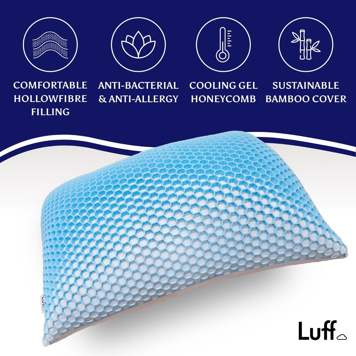 The Bamboo Honeycomb Pillow – view 6