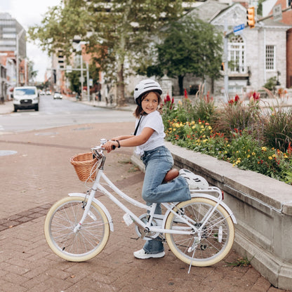 Glerc 24 Inch Beach Cruiser Hybrid Kids Bike (with Rear Rack) - Missy