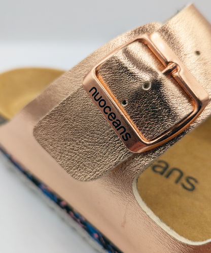 Rosy Vegan Sandal with Recycled Ocean Waste Midsole – view 3
