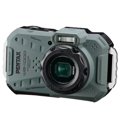 Pentax Wg-1000 16Mp 4x Zoom Tough Compact Camera - Olive – view 6