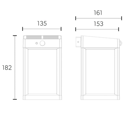 4lite Antheia Solar Wall Lantern – view 6