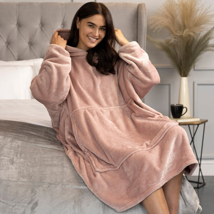 Mega Soul Warming Soft Fleece Oversized Snoodie Hoodie for Winter – view 5