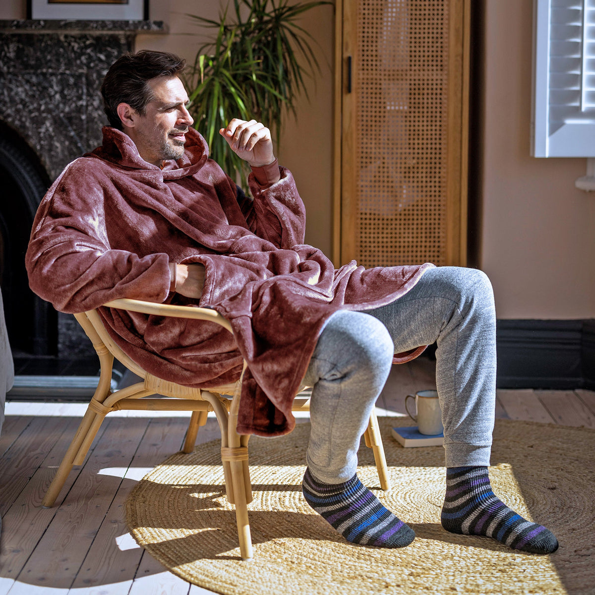 Mega Soul Warming Soft Fleece Oversized Snoodie Hoodie for Winter – view 8
