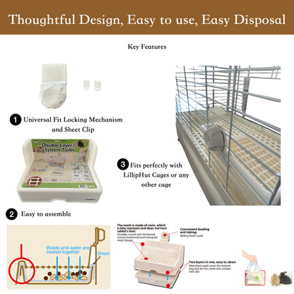 LillipHut Rabbit Toilet White