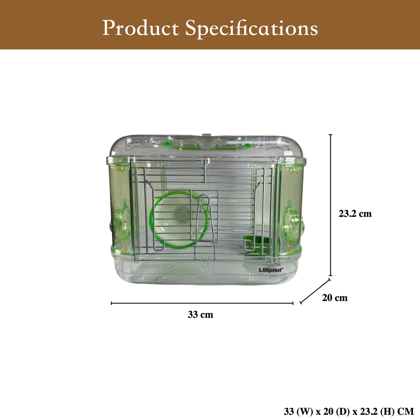 LillipHut Hamster Cage Mini