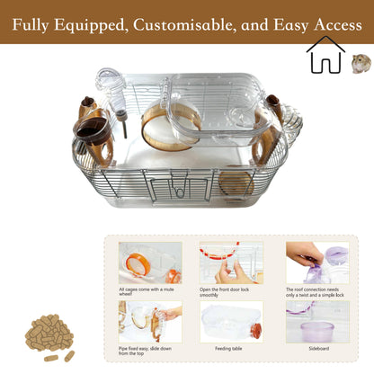 LillipHut Hamster Cage Medium