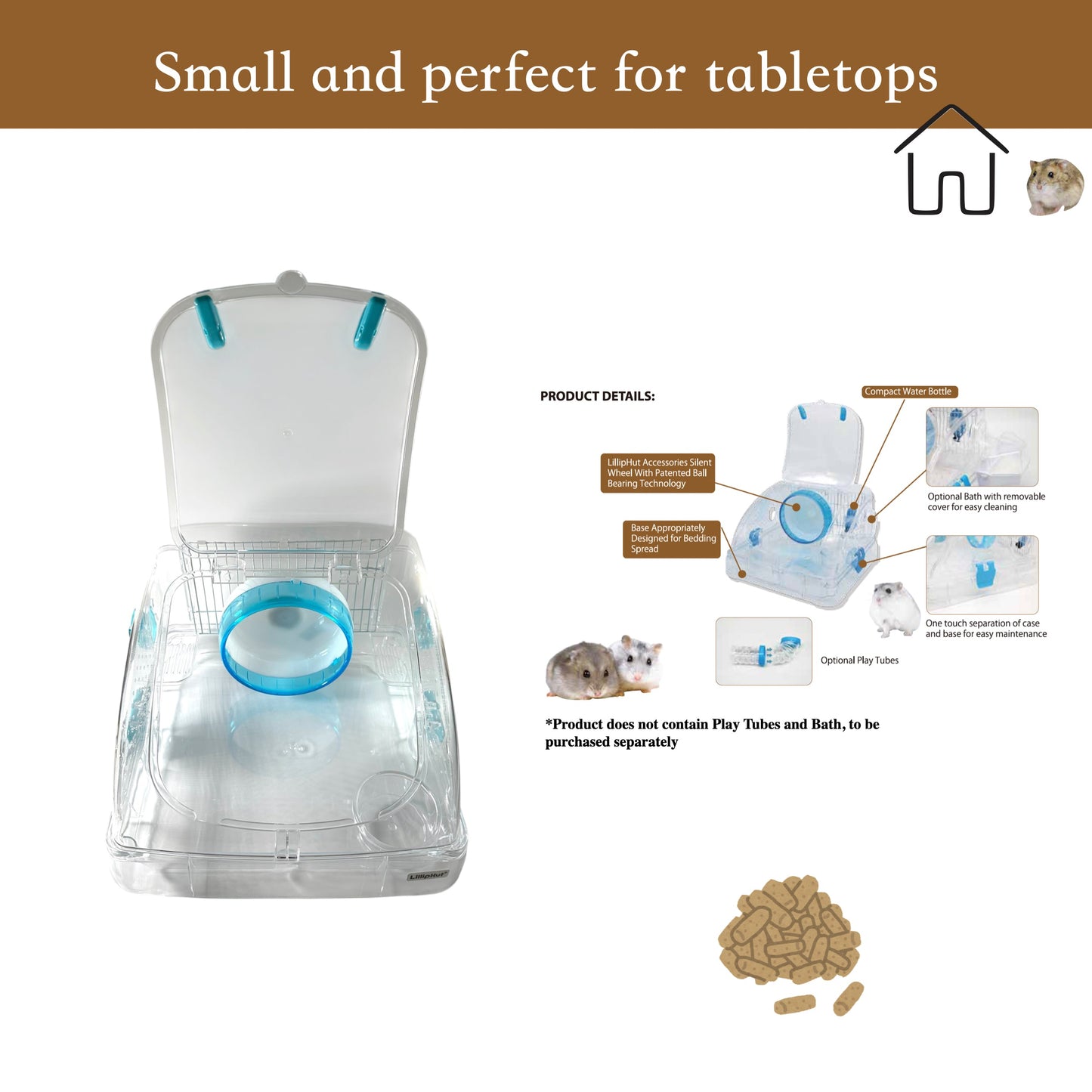 LillipHut Hamster Cage Dome