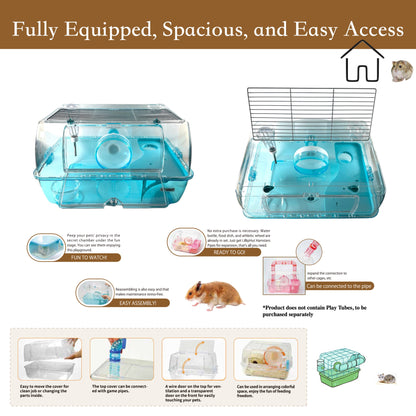 LillipHut Hamster Cage Roomy