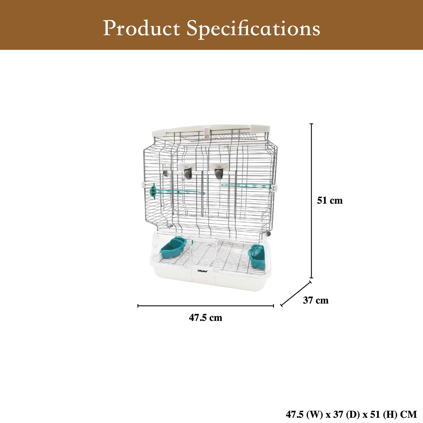 LillipHut Bird Cage Small