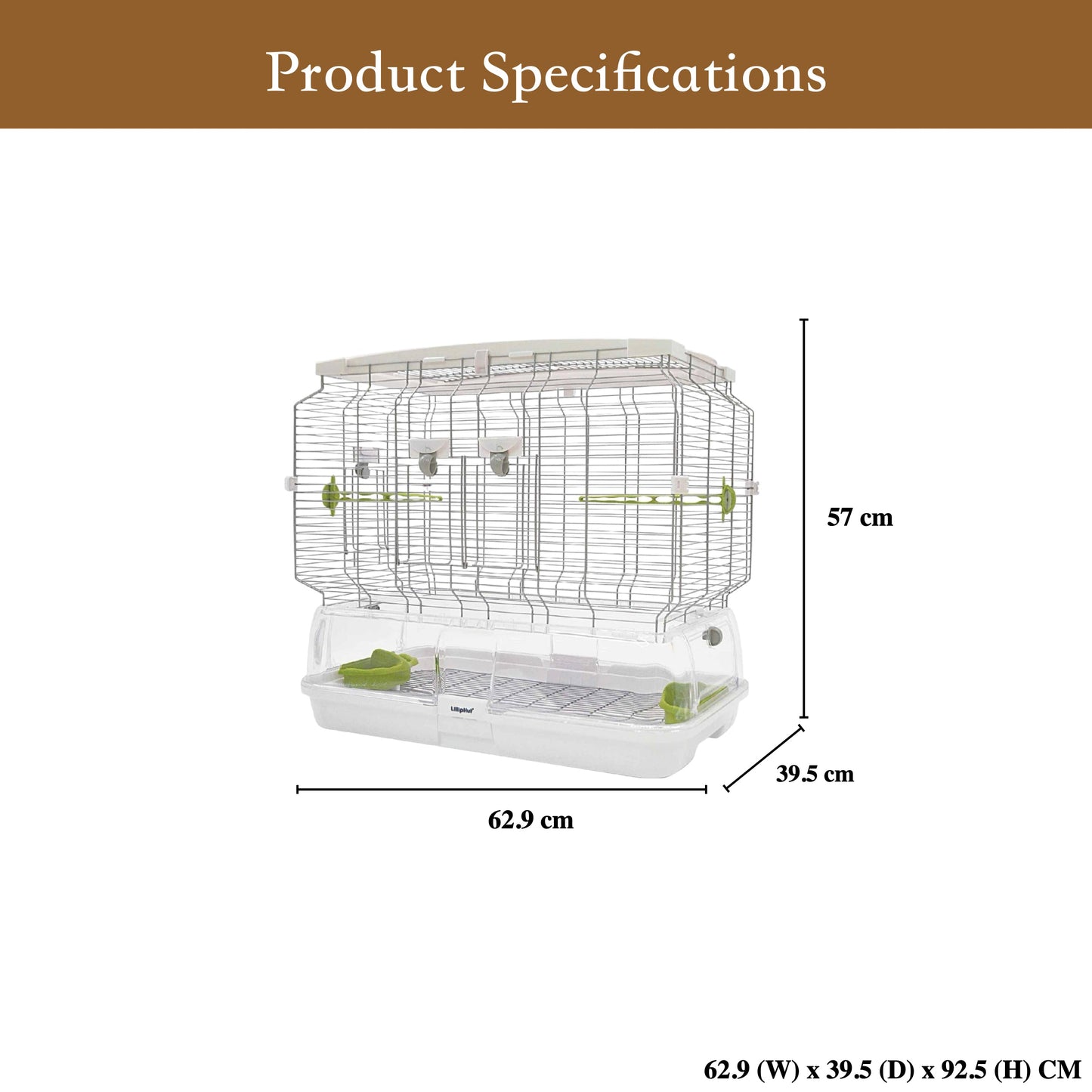 LillipHut Bird Cage Medium