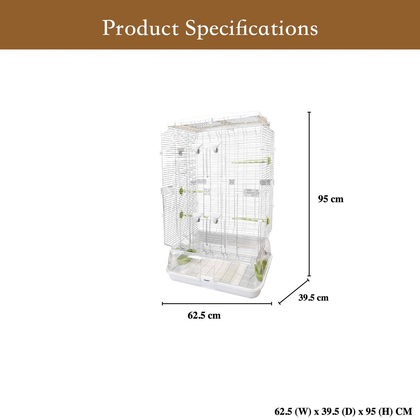 LillipHut Bird Cage Medium