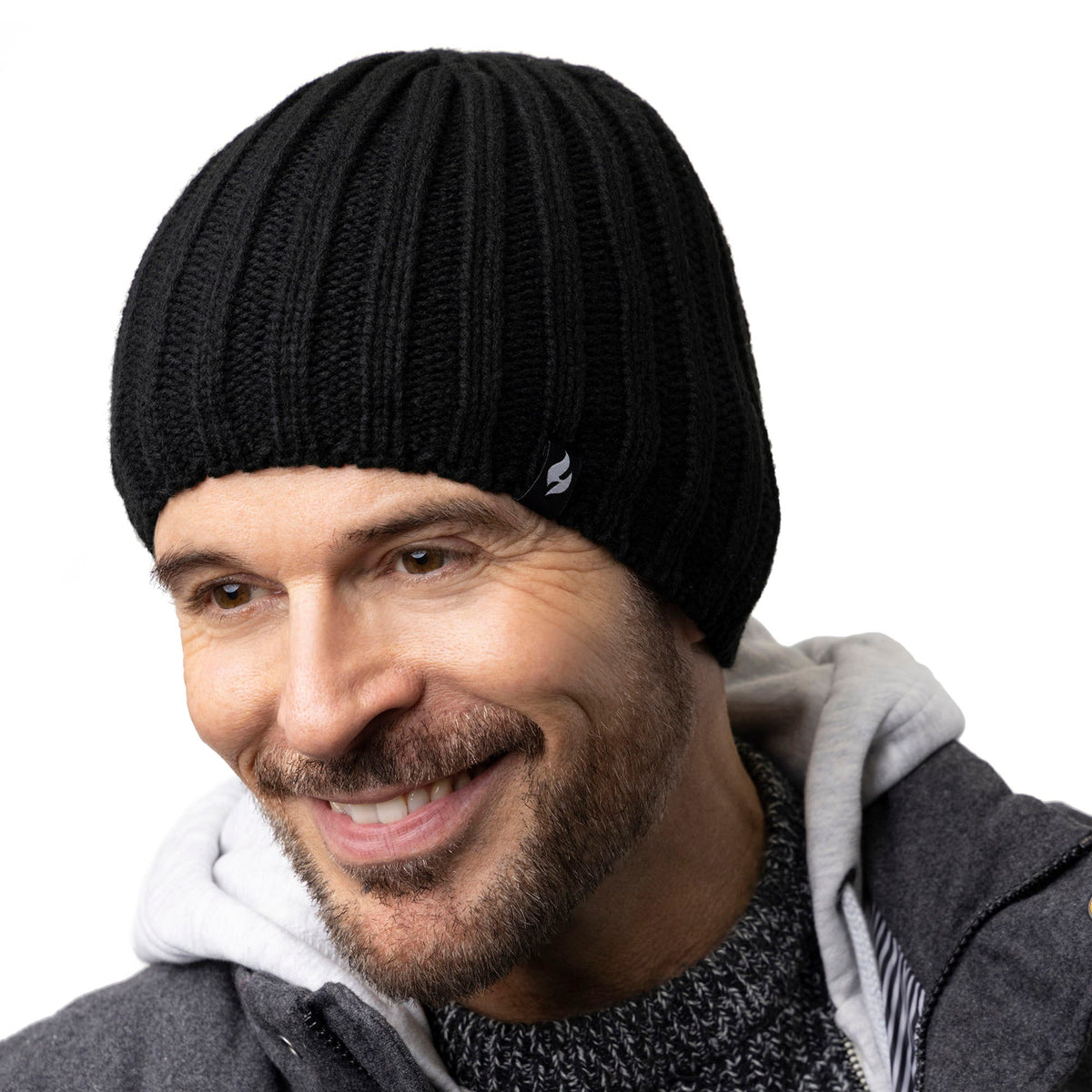 Mens Knitted Beanie Hat Scarf Gloves Set for Cold Weather – view 3
