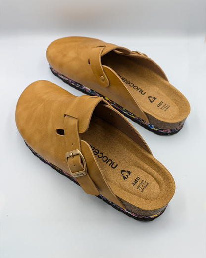 Amber Recycled Vegan Leather Clog - Amber – view 3