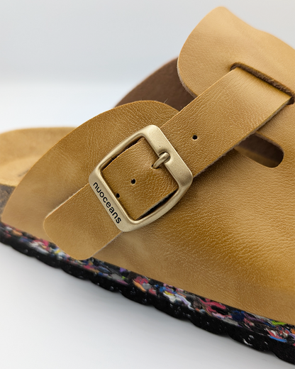 Amber Recycled Vegan Leather Clog - Amber – view 2